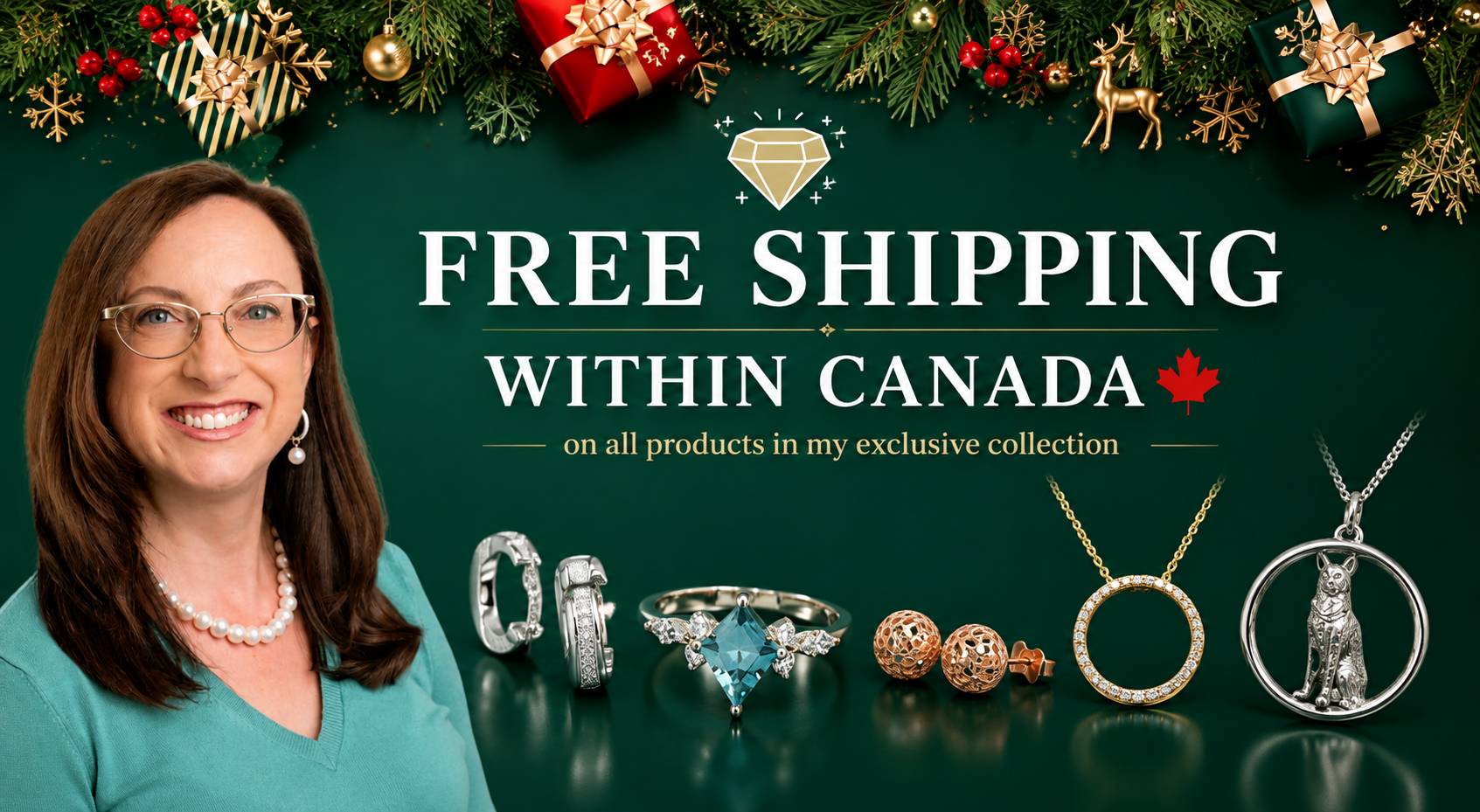 Free Shipping Across Canada Holiday Jewellery Collection Ready for Christmas