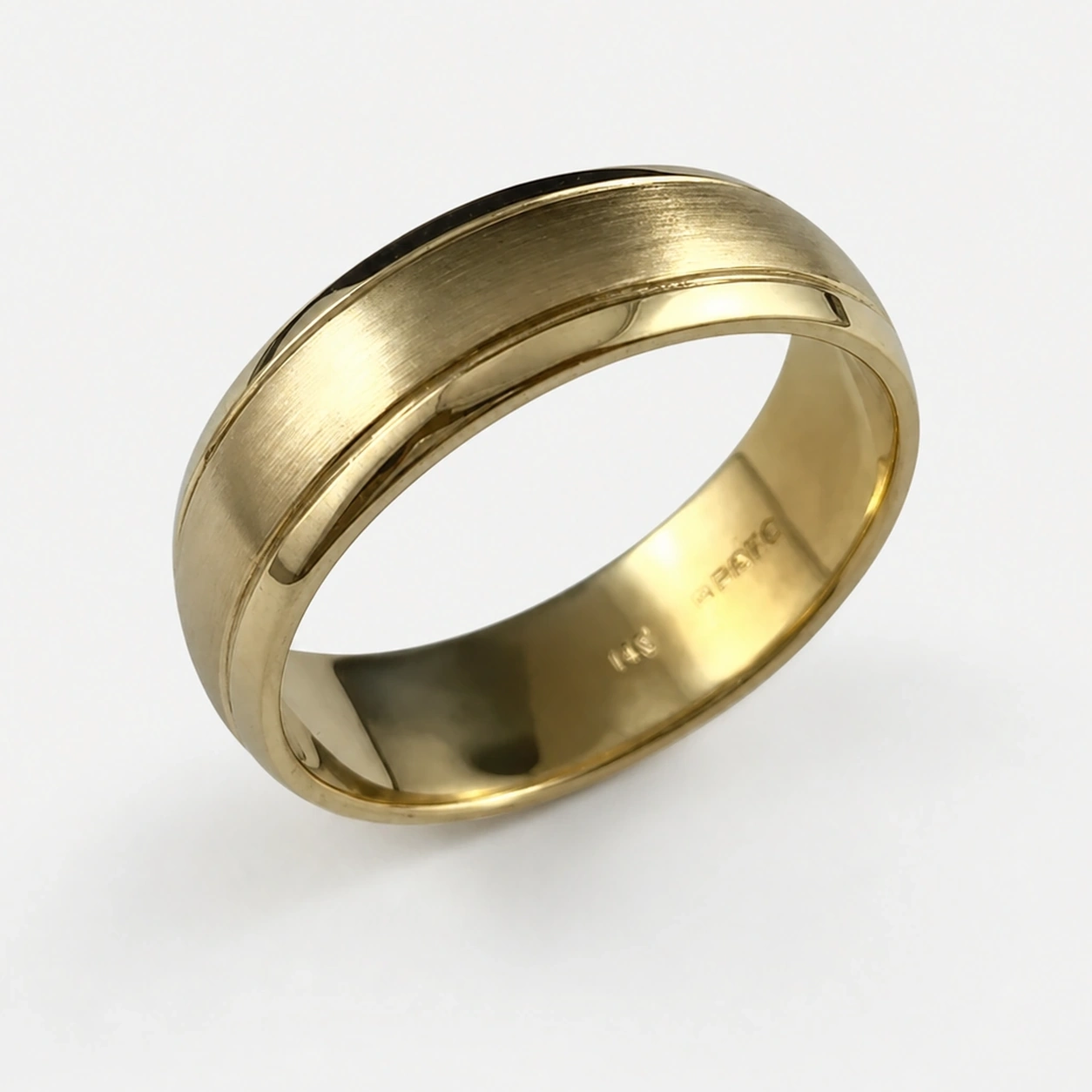 14K Yellow Gold Band