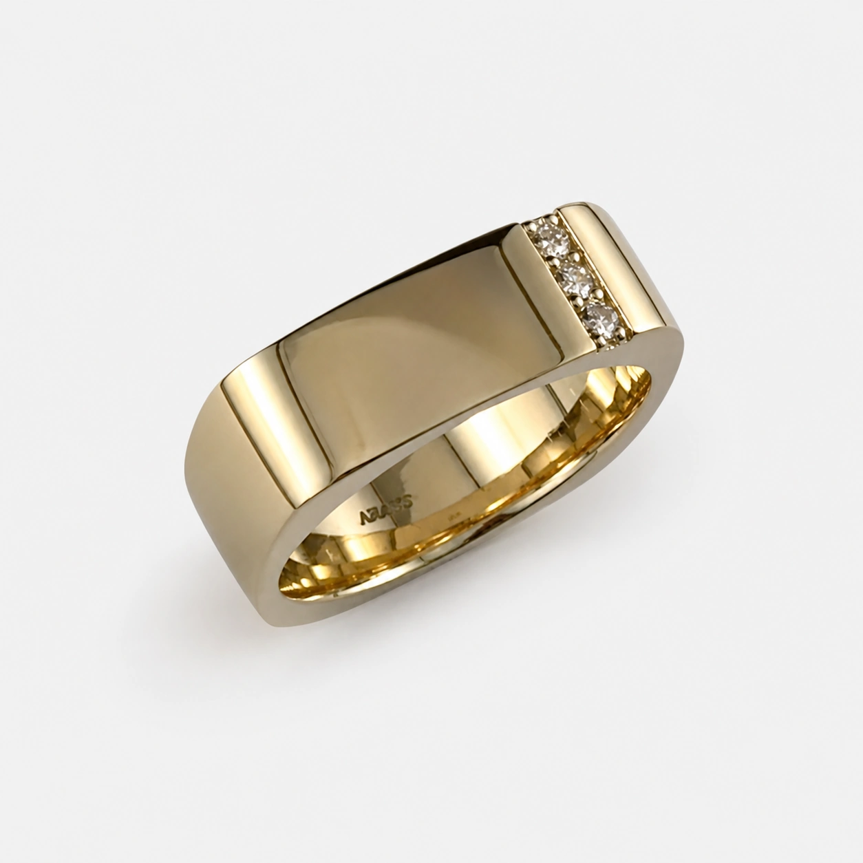14K Yellow Gold Diamond Ring