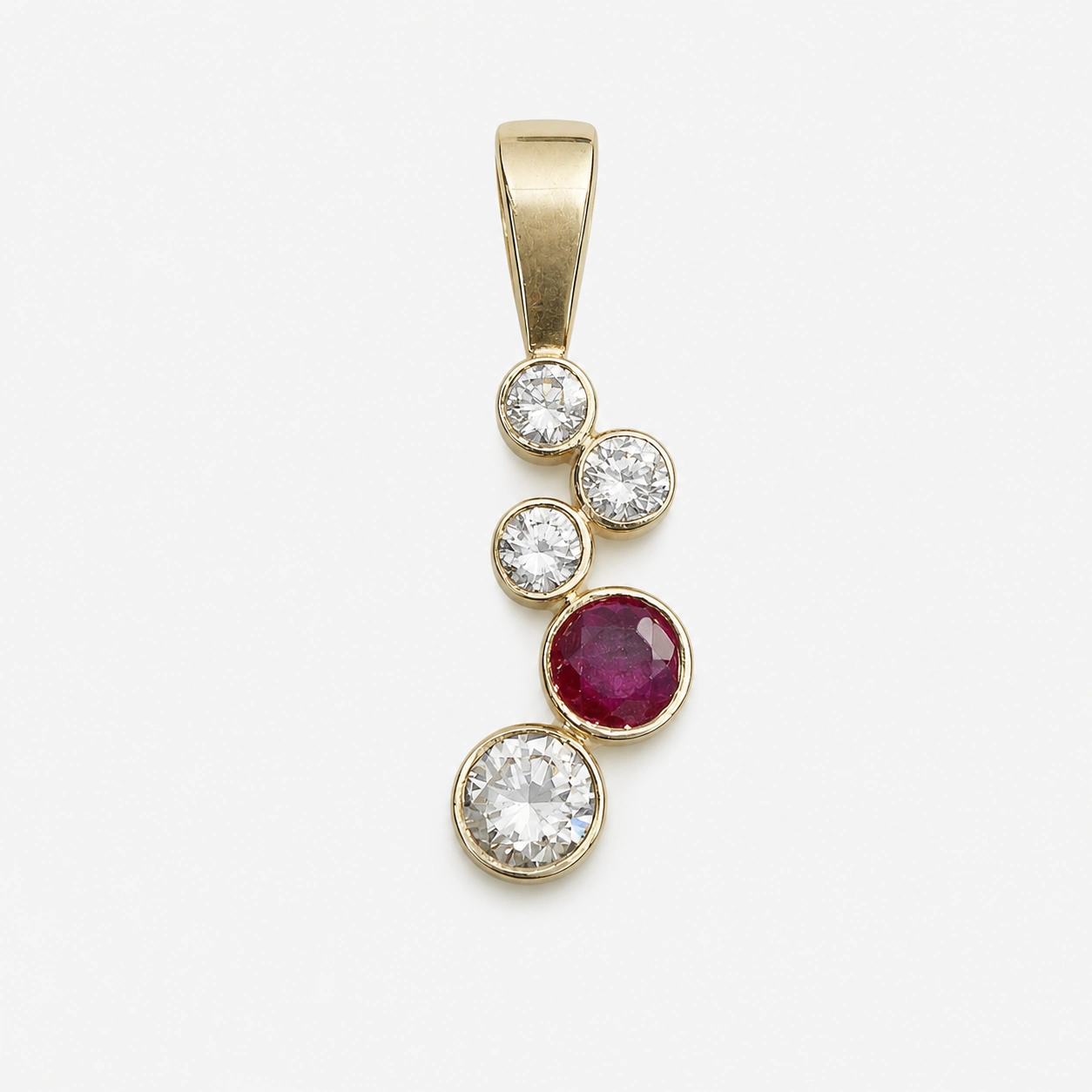 Ruby and Diamond Pendant